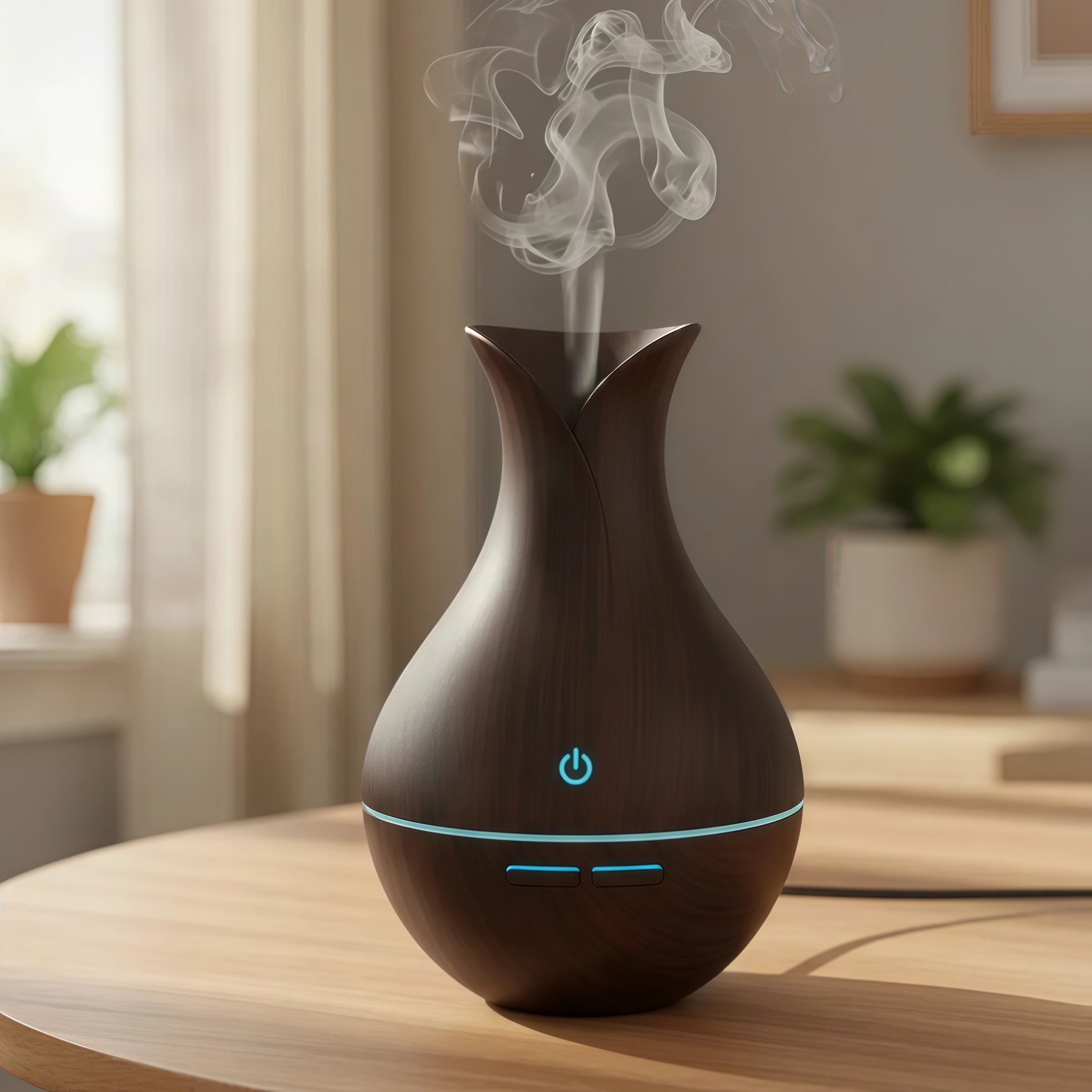 Humidificador MTR Natural con Difusor de Aromas y Luz LED